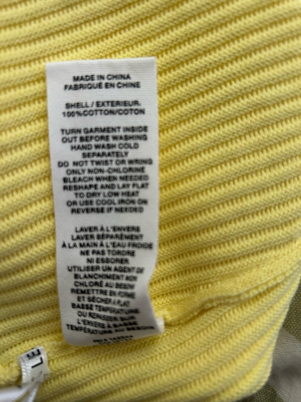Avec Les Filles Yellow Ribbed  Crop Camisole Tank Top - Picture 4 of 5